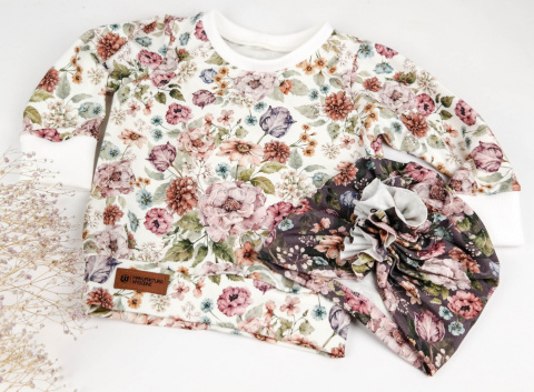 Bluza dziewczęca Purple garden Bluza dziewczęca Purple garden