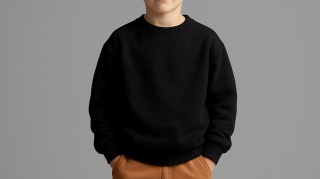 Bluza basic z grubej dresówki