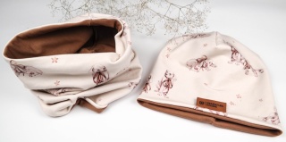 Zestaw zimowy z kominem/chustą: Wyżełki