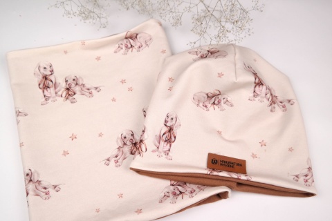 Zestaw zimowy z kominem/chustą: Wyżełki