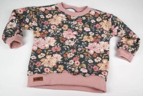 Bluza dziewczęca Retro Flowers
