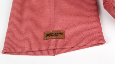 Czapka beanie z prążka z kominem - różne kolory