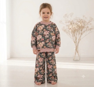 Dres dla dziewczynki Retro Flowers