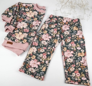 Dres dla dziewczynki Retro Flowers rozmiar 92