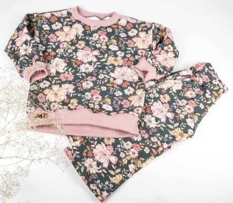 Dres dla dziewczynki Retro Flowers rozmiar 92