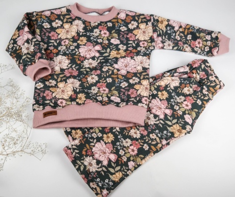 Dres dla dziewczynki Retro Flowers rozmiar 92