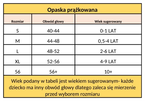 Opaska przeplotka dziecięca | Bawełniana opaska dla dziewczynki handmade
