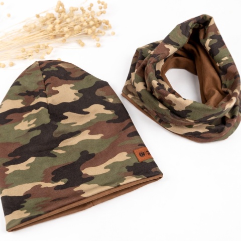 Moro- czapka z kominem lub chustą