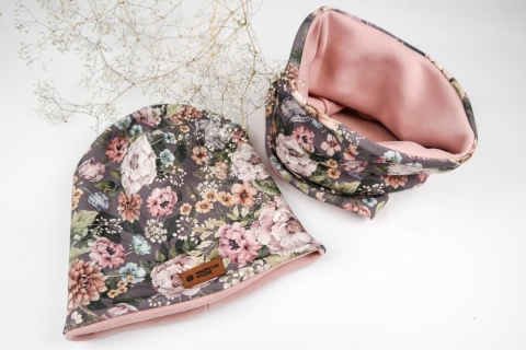 Zestaw zimowy w kwiaty: Purple garden