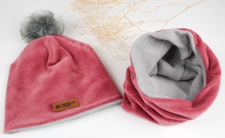 Zestaw zimowy z weluru rozmiar 50